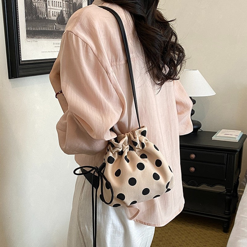 WoFun Polka Dot Drawstring Mini Handbag Kalsten