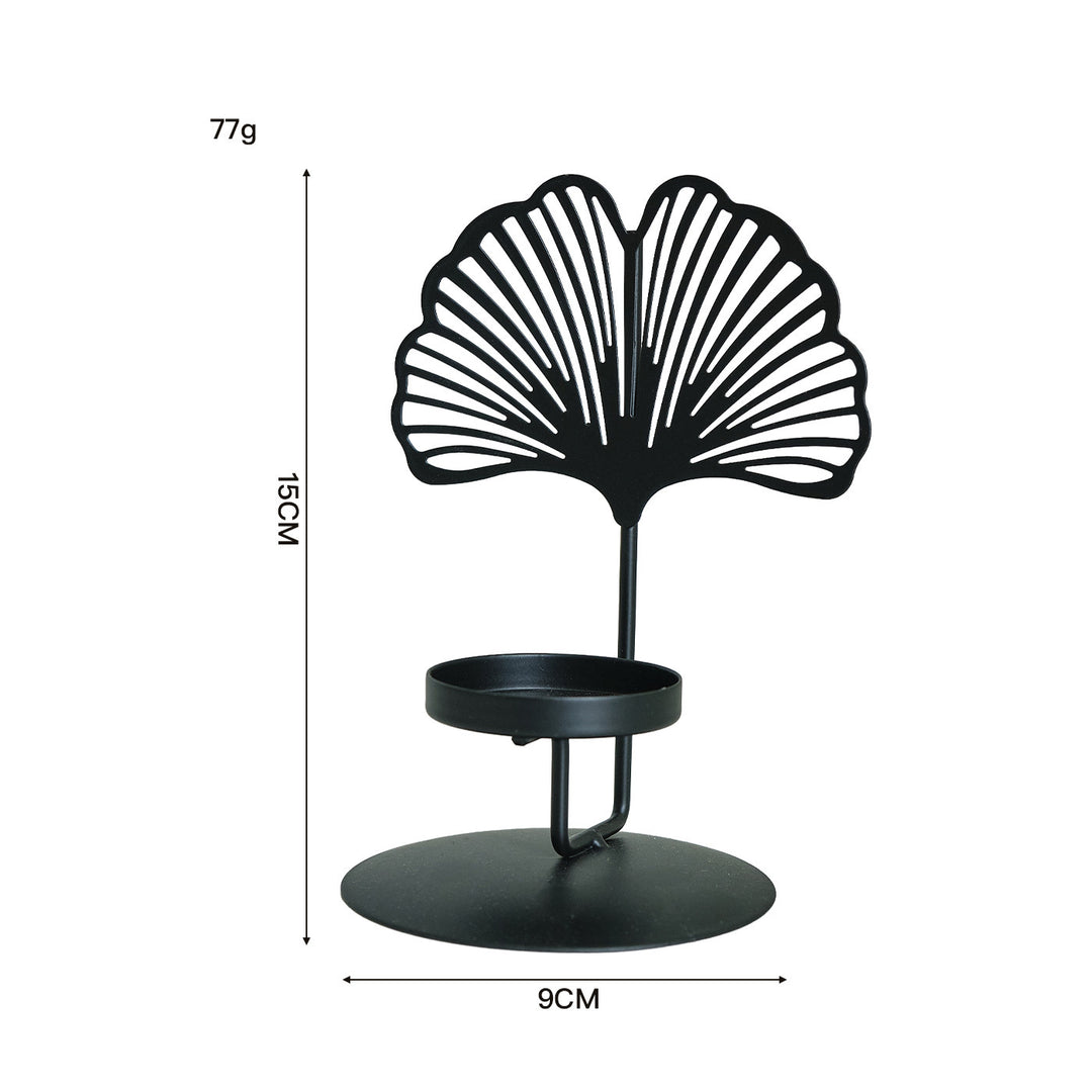 Leaf-shaped Candle Holder