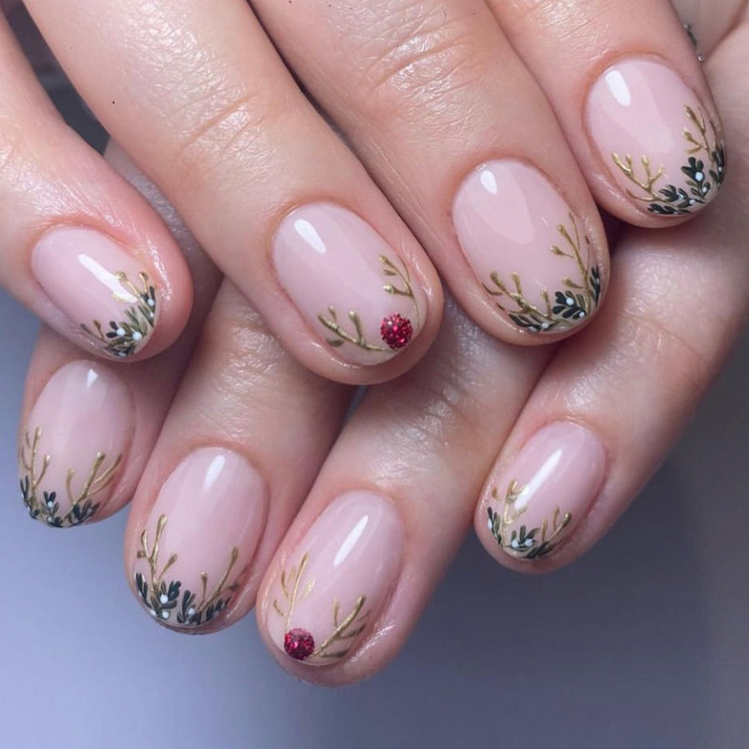 Elegant Stiletto Press-On Nail Set with Unique Design Kalsten