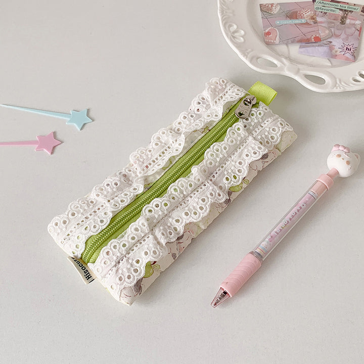 Elegant Lace Design Pencil Case Kalsten
