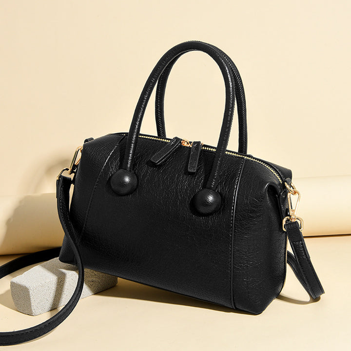 Stylish Textured Handheld Satchel Kalsten