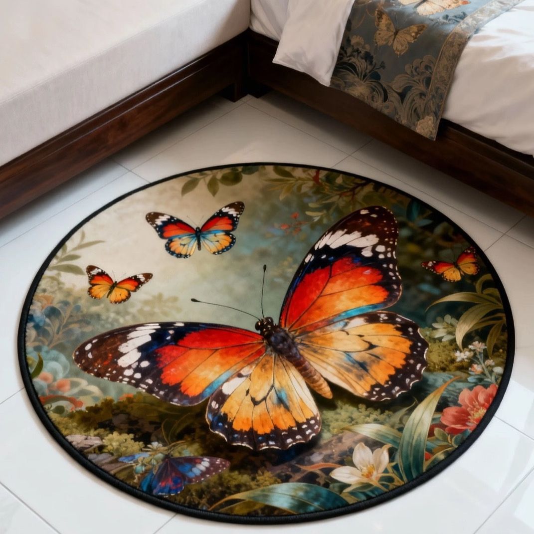 Artistic Horse-Themed Area Rug