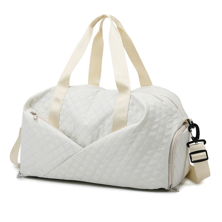Quilted Weekender Duffel Bag