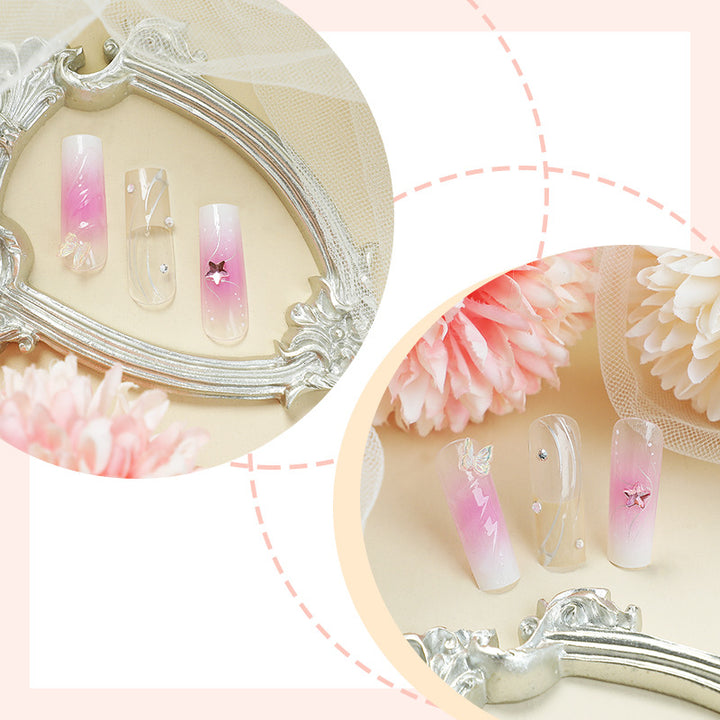 Gradient Press-On Nail Art Set Kalsten