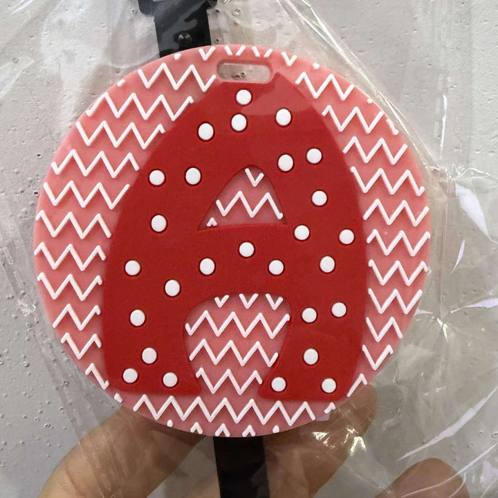 Personalized Striped Luggage Tag Kalsten