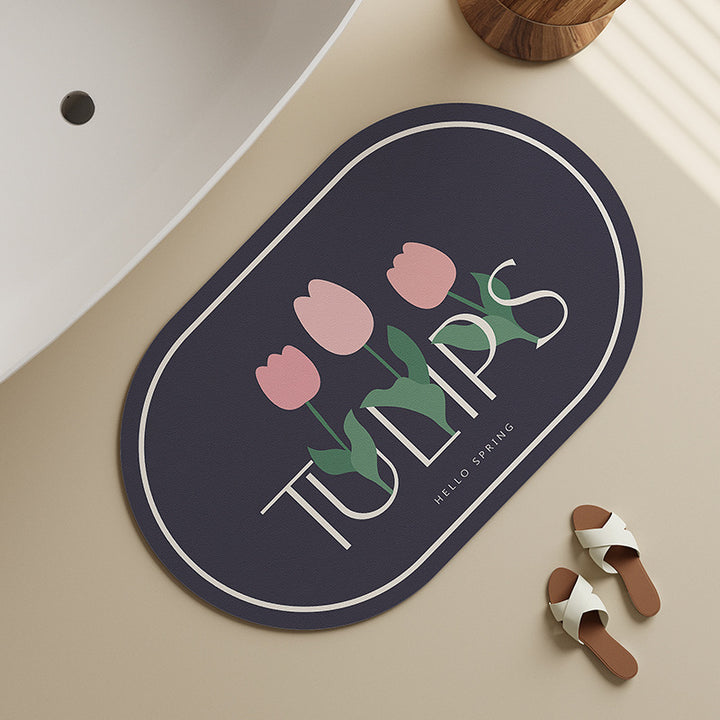 Decorative Bath Rug Kalsten