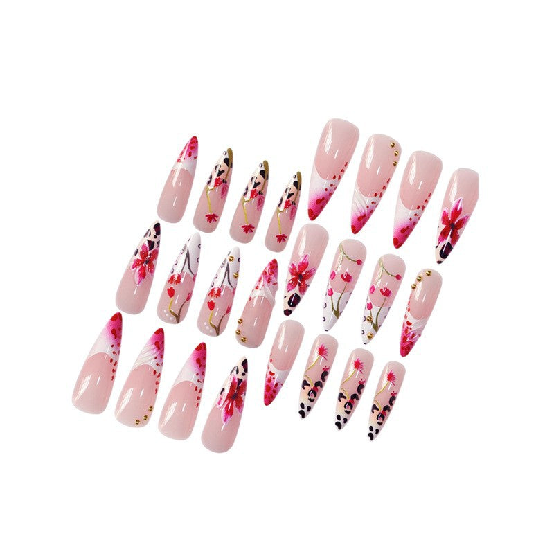 Premium Floral Acrylic Nail Art Set Kalsten