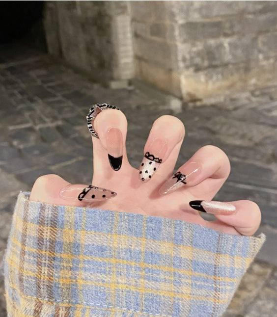 Cute Bear-Themed Press-On Nail Set Kalsten