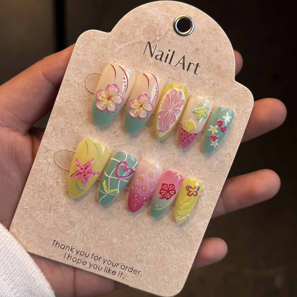 Artistic Themed Press-On Nail Collection Kalsten