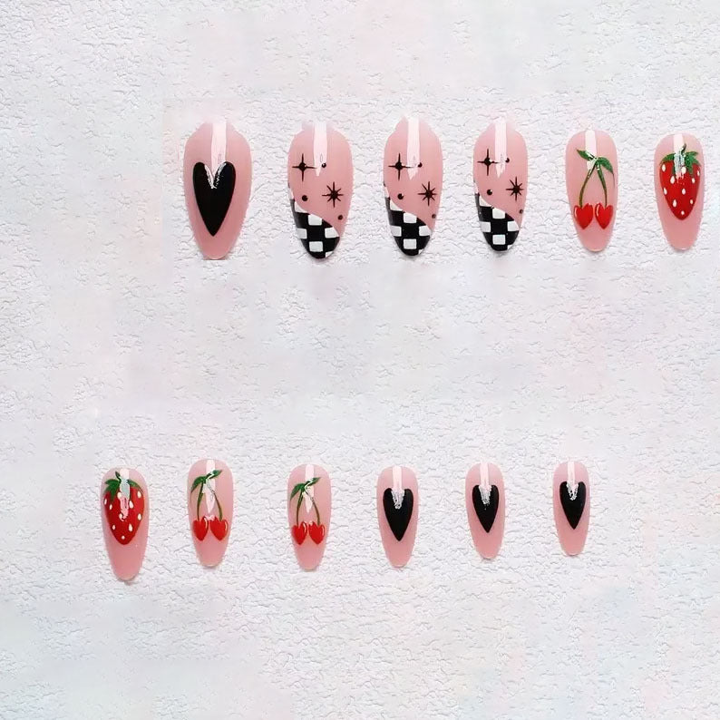 Thematic Fruit Nail Art Design Kalsten