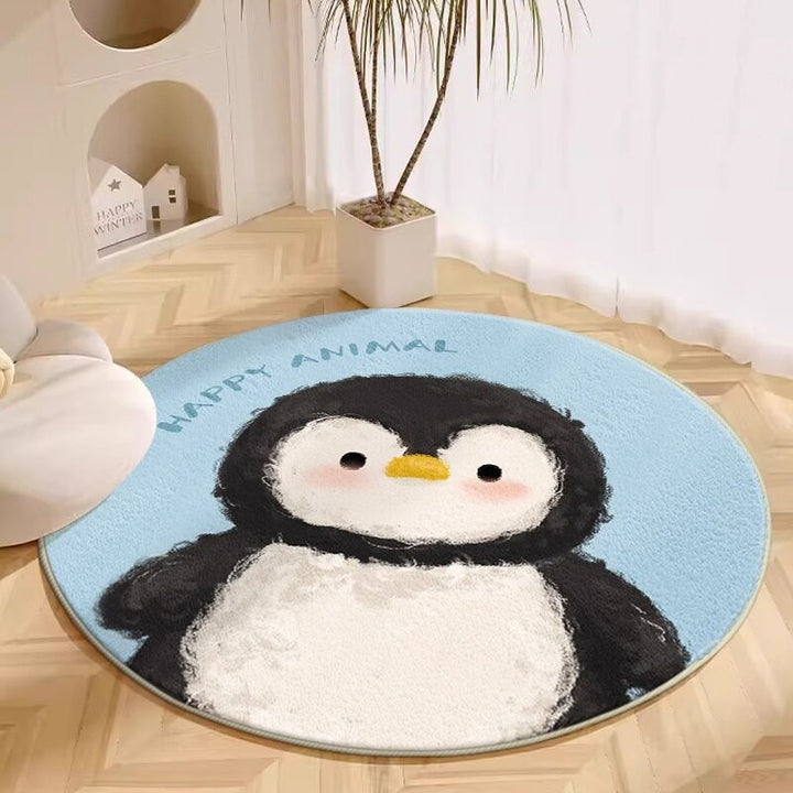 Plush Cartoon Dog Area Rug