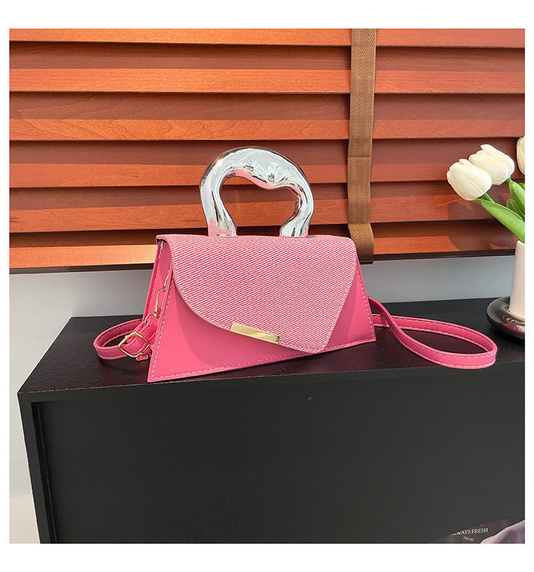 Stylish Geometric Structured Handbag Kalsten