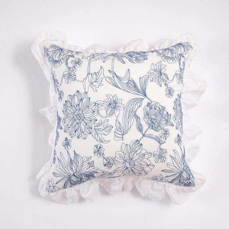 Decorative Ruffled Pillow
