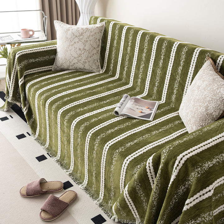 Textured Knit Couch Blanket