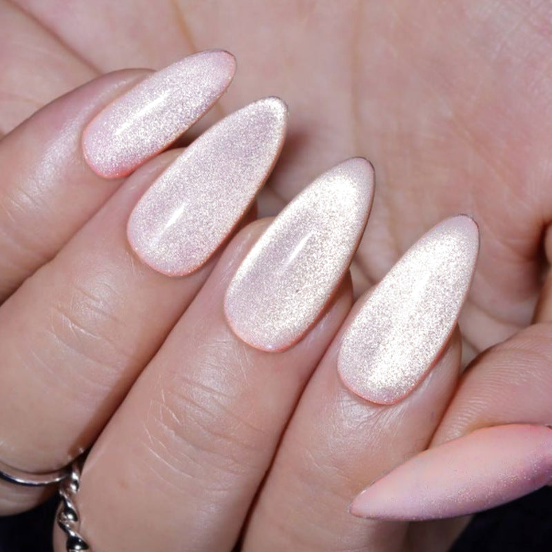 Premium Sparkling Almond-Shaped Press-On Nails Kalsten
