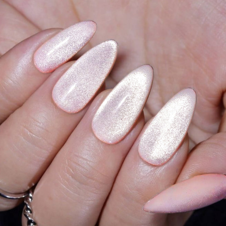 Premium Sparkling Almond-Shaped Press-On Nails Kalsten