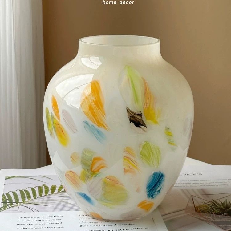 Artistic Decorative Glass Vase