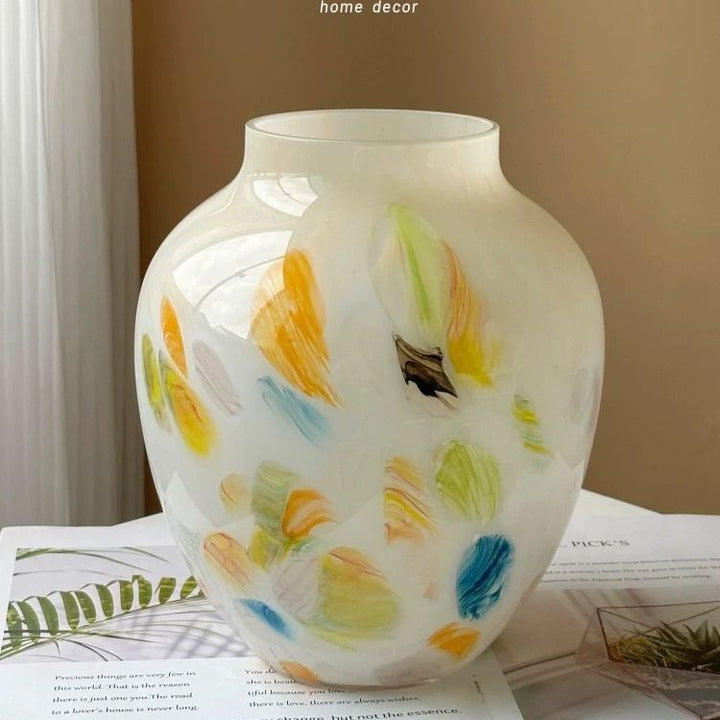 Artistic Decorative Glass Vase