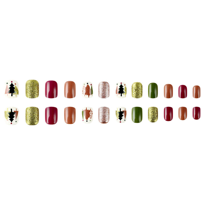 Seasonal Forest-Themed Nail Art Set Kalsten