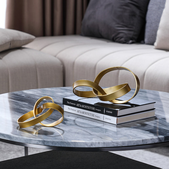 Stylish Metal Decorative Sculpture