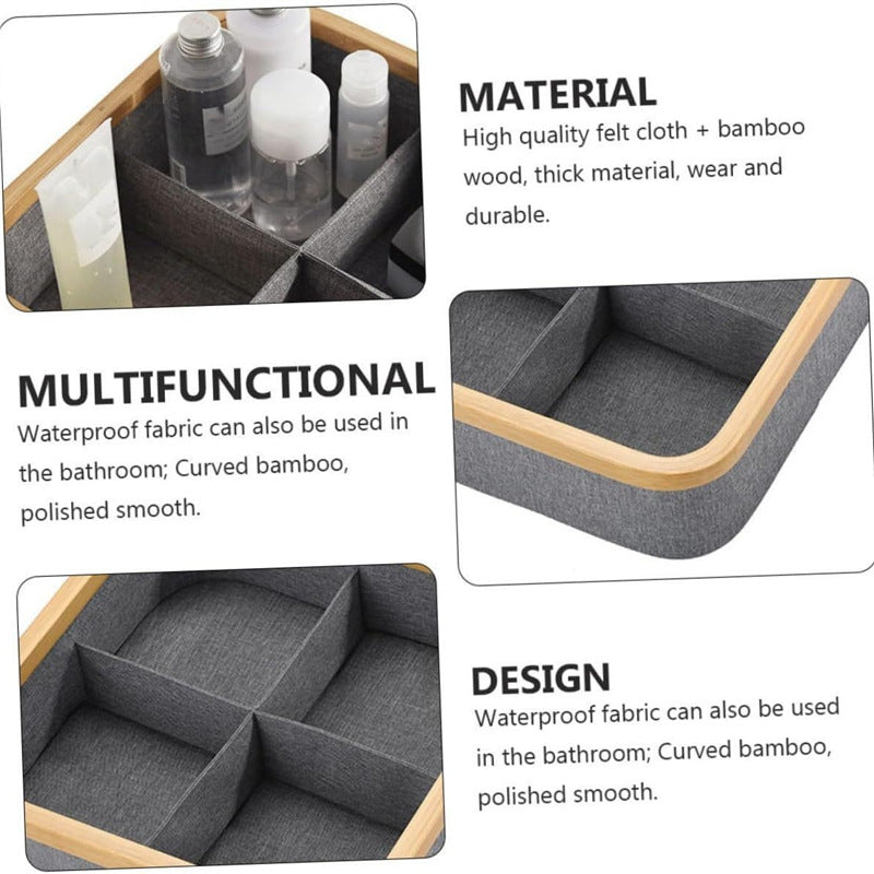 Felt Organizer with Bamboo Frame Kalsten