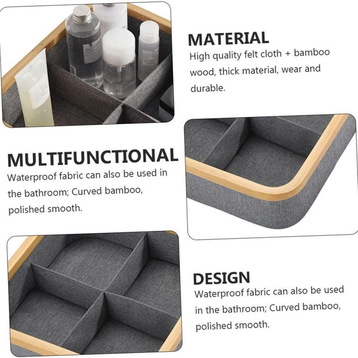 Felt Organizer with Bamboo Frame Kalsten