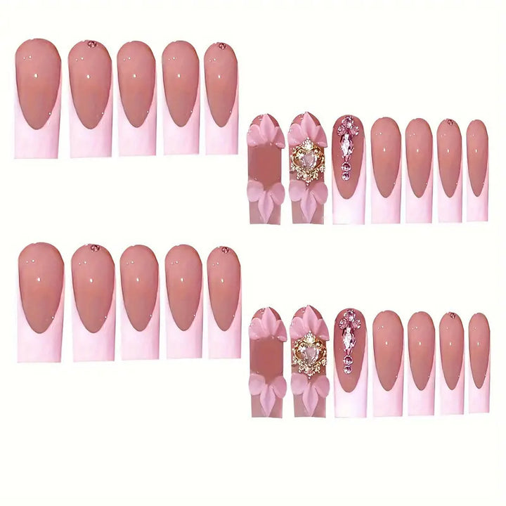Floral Bohemian Press-On Nail Art Kalsten