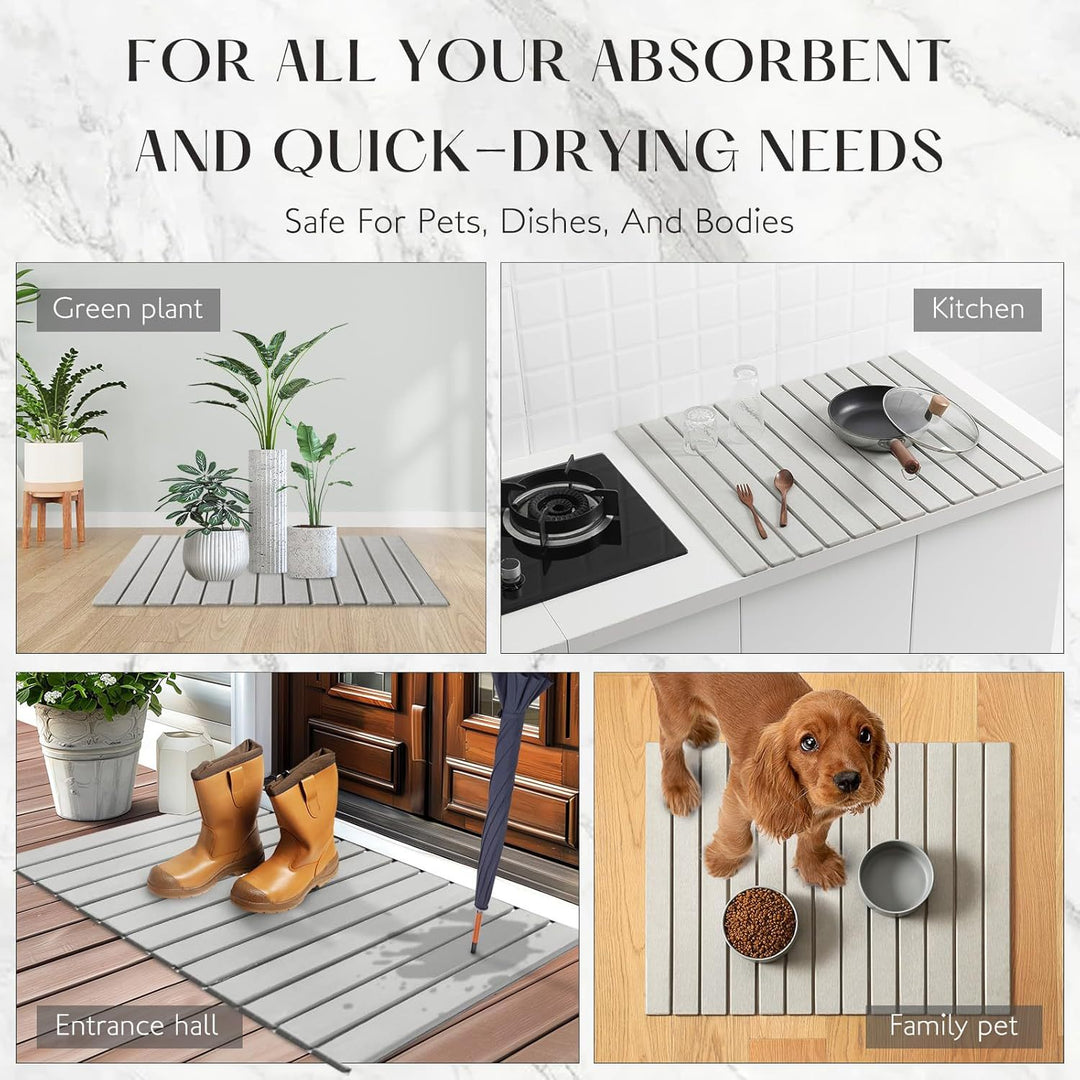 Multifunctional Kitchen Dish Draining Mat