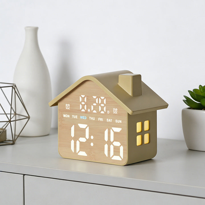 Digital Alarm Clock In Modern Home Design Kalsten