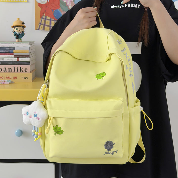 Casual Multi-Pocket Backpack with Fun Accents Kalsten