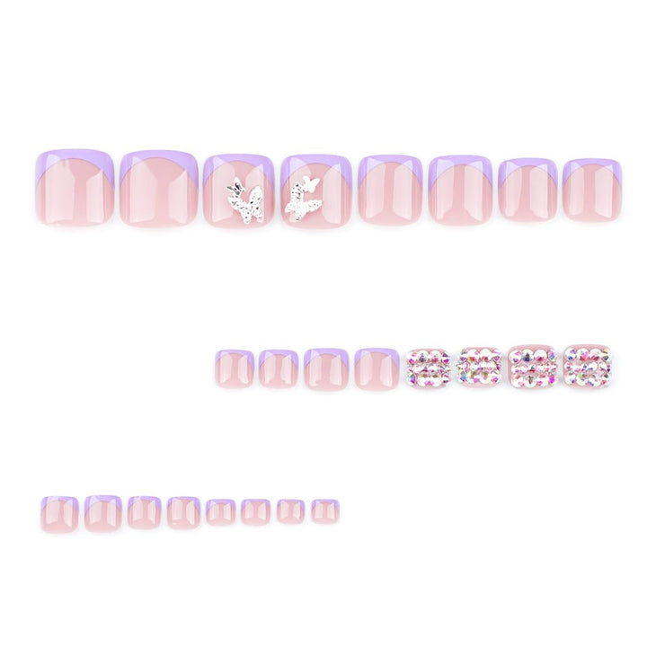 Nail art set with sparkling accents Kalsten