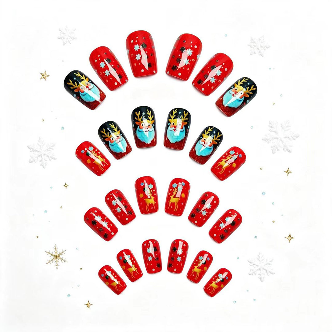 Creative Art Nails with Festive Christmas Design Kalsten