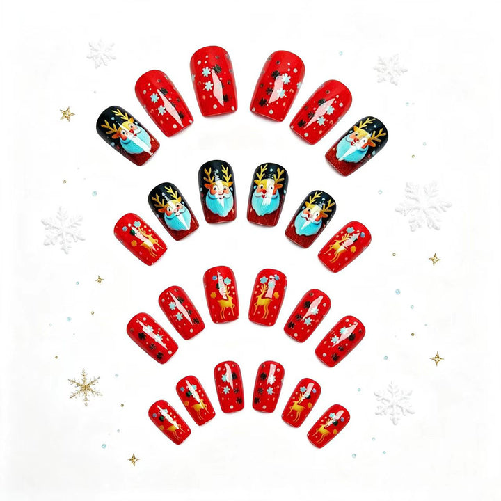 Creative Art Nails with Festive Christmas Design Kalsten
