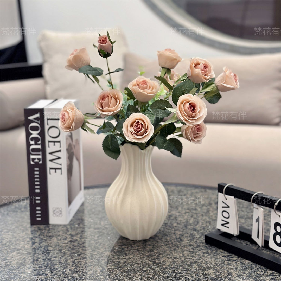Realistic Artificial Rose Arrangement