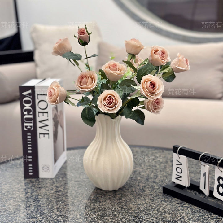Realistic Artificial Rose Arrangement