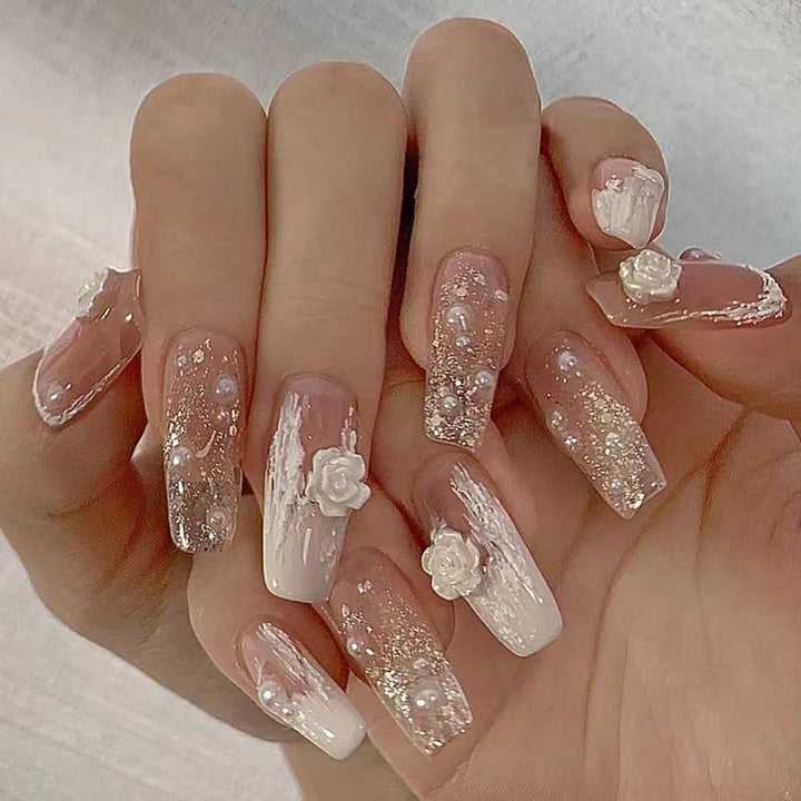 Artificial nails with elegant heart design Kalsten
