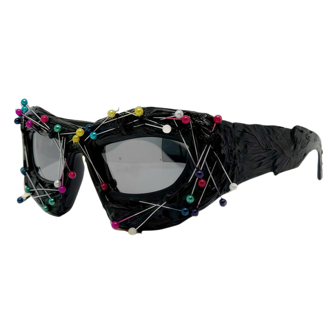 Ladies Creative Design Sunglasses with Innovative Accent Kalsten