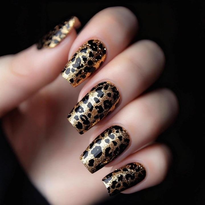 Artificial Nails in Elegant Leopard Design Kalsten
