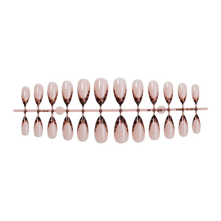 Stylish Acrylic French Tip Press-On Nail Set Kalsten