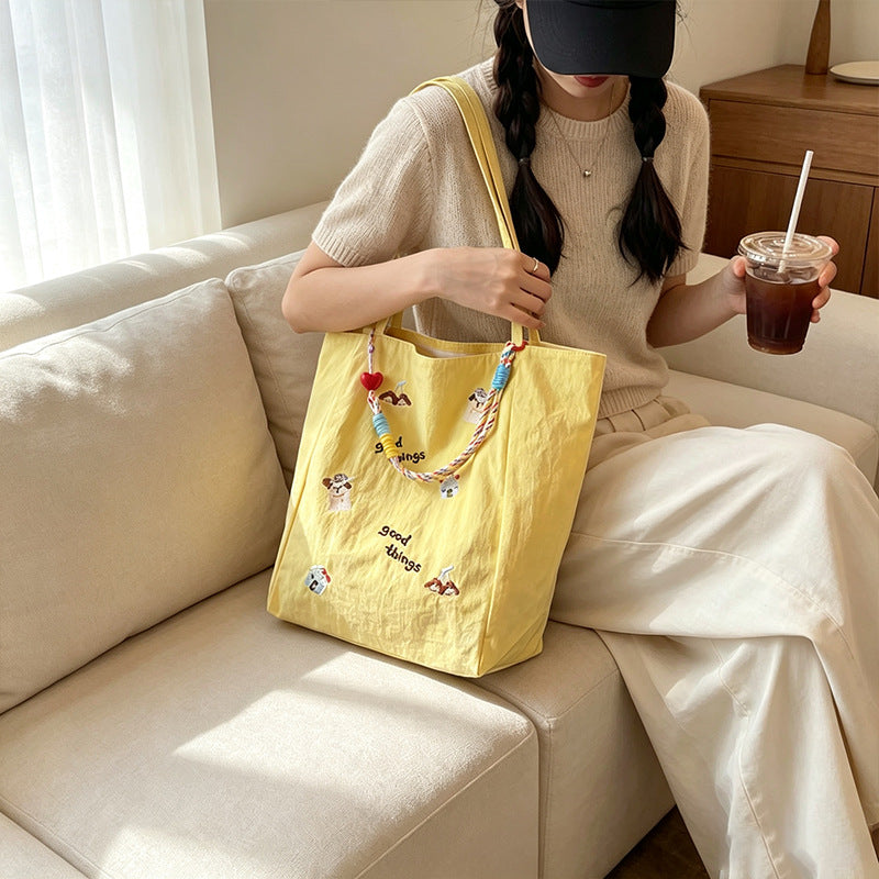 Embroidered Casual Tote Kalsten