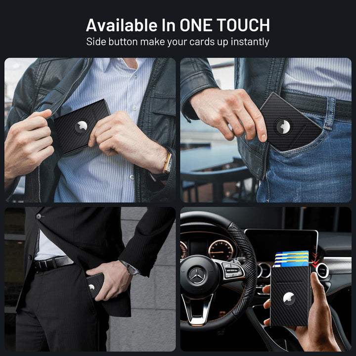 Carbon Fiber Multi-Functional Cardholder Kalsten