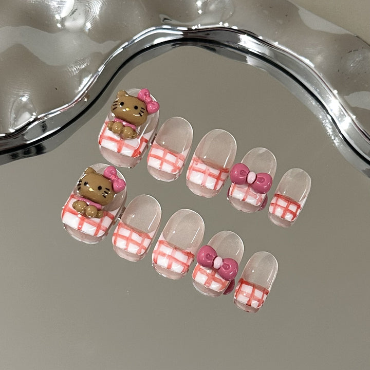 Themed Cartoon Character Press-On Nail Set