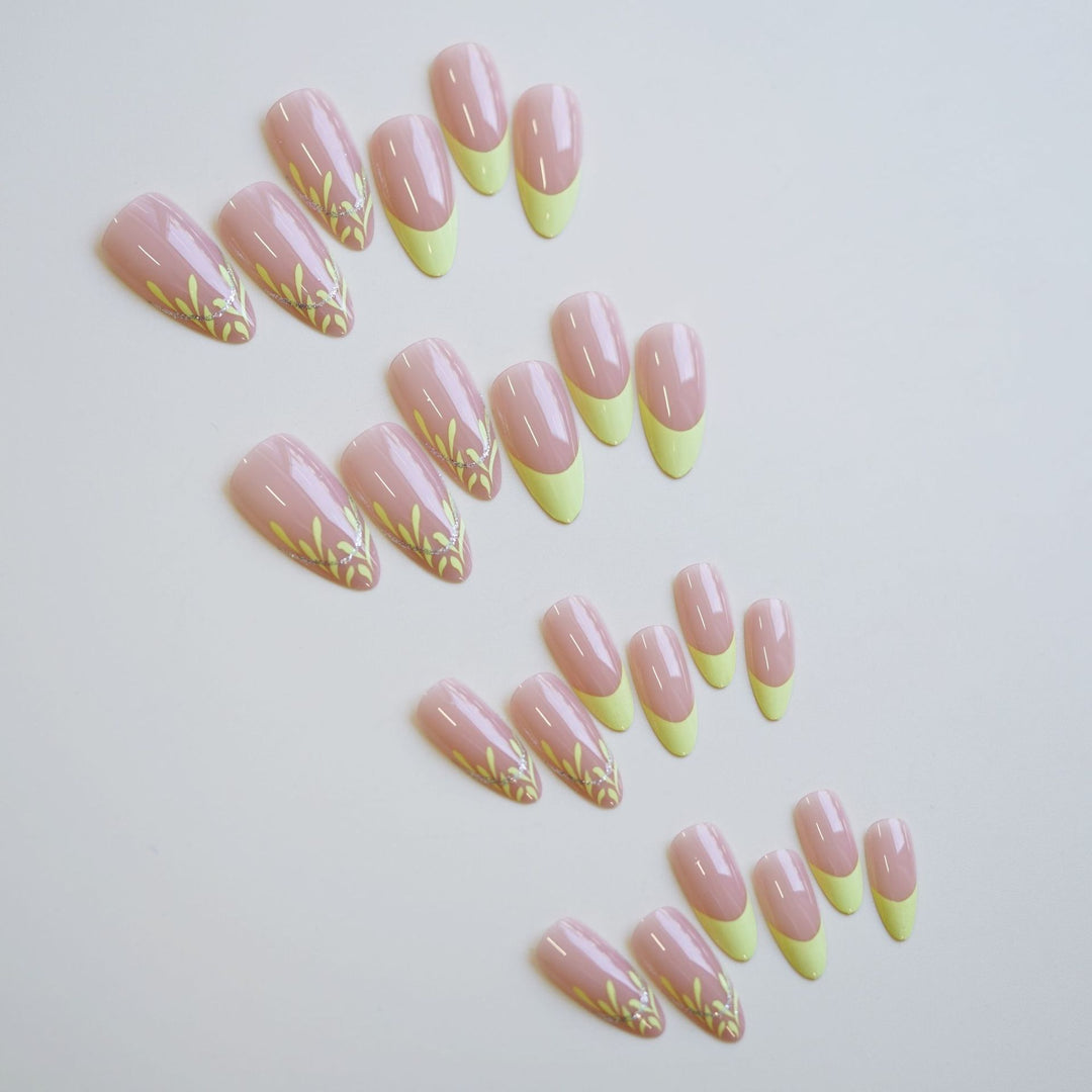 Stylish Artistic Press-On Nail Set Kalsten