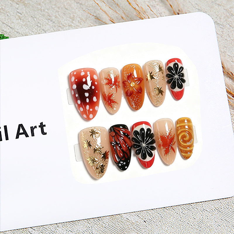 Elegant Artificial Nail Design Set Kalsten