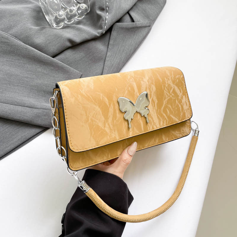 WoChic Designer Handbag with Butterfly Accent Kalsten