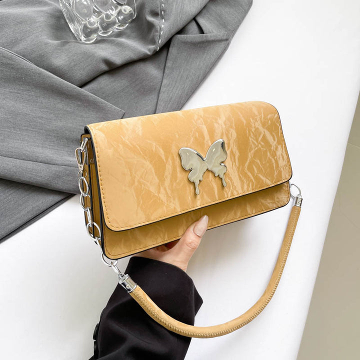 WoChic Designer Handbag with Butterfly Accent Kalsten