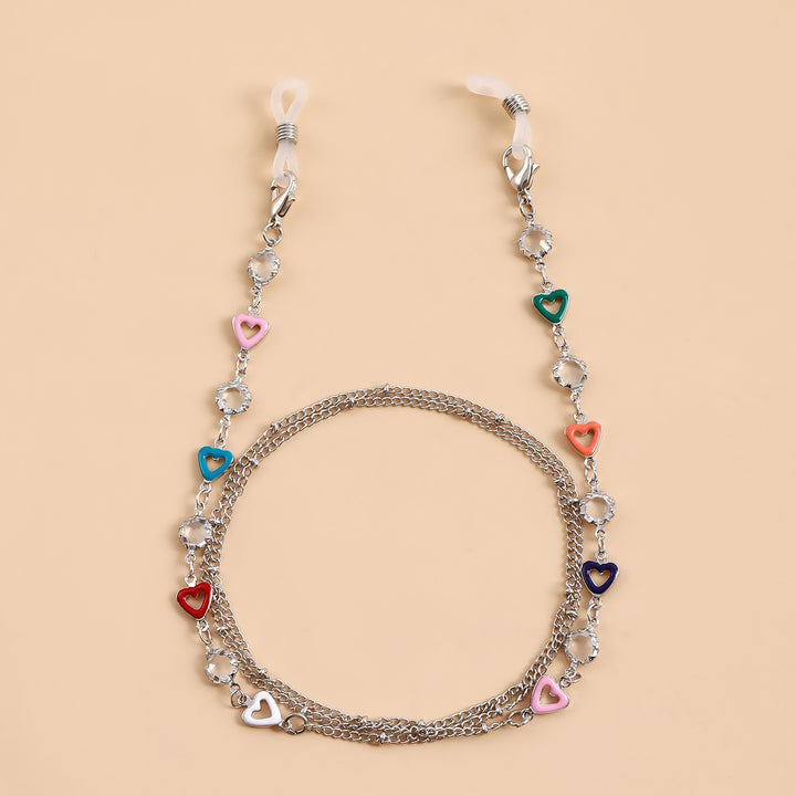 Decorative Heart Charm Eyewear Chain Kalsten
