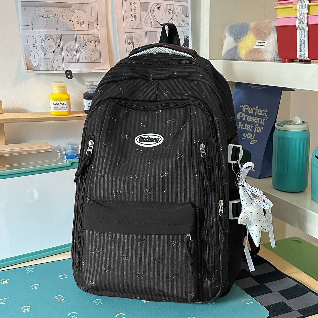 Stylish Striped Backpack Kalsten