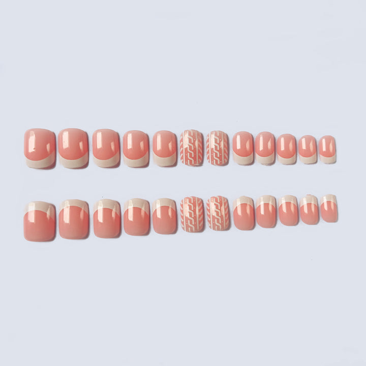 Elegant French Tip Nail Design Kit
