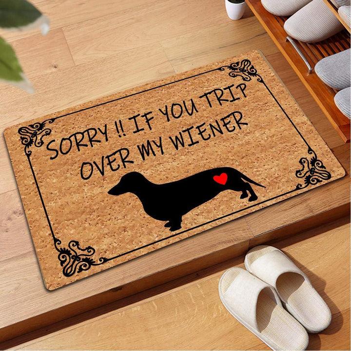 Cat-Themed Natural Coir Doormat